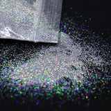 21 Bags Laser Holographic Glitter Resin Filling Slime Pigment Nail Art