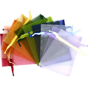 Organza Bags Jewelry Packaging Wedding Party Decoration 21 Colors 50pcs