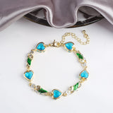 Plated St. Jude Crystal Adjustable Bracelet Charm for Women
