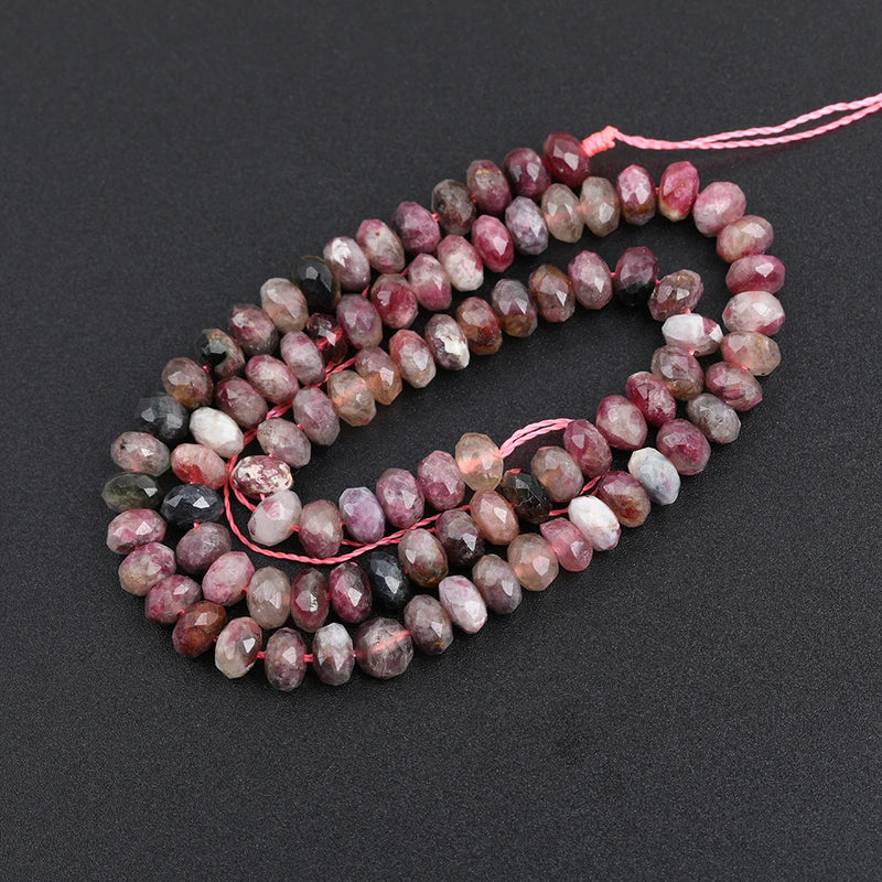 Natural Tiger Eye Labradorite Tourmaline Stone Beads for Jewelry Making