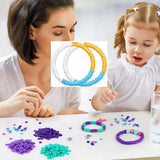 DIY Clay Beads Kit Mermaid 3 Beads Bracelet Necklace Earrings Conch Accessories