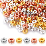 2100Pcs 6Mm CCB Charm Spacer Beads Wheel Bead Flat Round Loose Beads