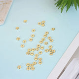 2100Pcs 6Mm CCB Charm Spacer Beads Wheel Bead Flat Round Loose Beads