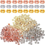 2100Pcs 6Mm CCB Charm Spacer Beads Wheel Bead Flat Round Loose Beads