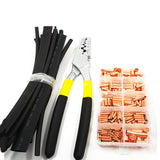 210PCS GT Copper Wire Joint with Heat Shrink Tube Plier