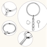 210 Split Key Rings Bulk 25mm DIY Crafts Jewelry