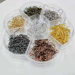 210pcs Mixed Color Earring Hooks DIY Jewelry Findings
