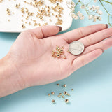 210pcs Golden Plated Brass Spacer Beads DIY Jewelry Making Accessories