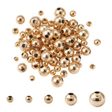 210pcs Golden Plated Brass Spacer Beads DIY Jewelry Making Accessories