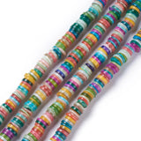 Natural Shell Bead Flat Round Heishi Beads Chip Loose Spacer DIY Jewelry Making