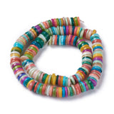 Natural Shell Bead Flat Round Heishi Beads Chip Loose Spacer DIY Jewelry Making