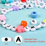 2150Pcs Acrylic Letter Beads for DIY Bracelet Jewelry Making