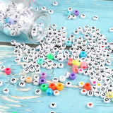 2150Pcs Acrylic Letter Beads for DIY Bracelet Jewelry Making