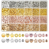 2160-Piece Mixed Spacer Beads Set for Bracelet Making