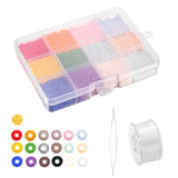 21600pcs 2mm Charm Czech Glass Seed Beads Round Loose Spacer Delica Beads