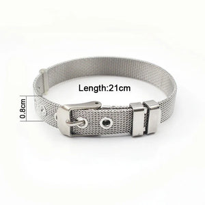 Stylish Stainless Steel Charm Bracelet for Women