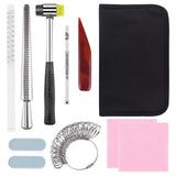 21PCS Jewelry Tool Set with Ring Measuring Rod & Polishing Tool