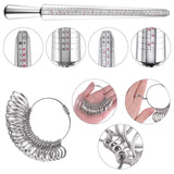 21PCS Jewelry Tool Set with Ring Measuring Rod & Polishing Tool
