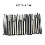 21PCS High Speed Tungsten Needle Dental Drill Set 2.35mm/3mm