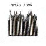 21PCS High Speed Tungsten Needle Dental Drill Set 2.35mm/3mm