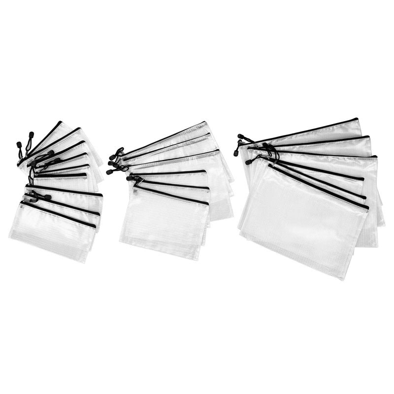 21Pack Zipper Pouches for School Storage