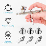 21Pcs Airbrush Nozzle Cap Kit Replacement Part