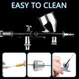21Pcs Airbrush Nozzle Cap Kit Replacement Part