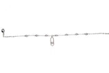 Zirconia Charm Anklet Foot Chain Summer Bracelet Beach Foot Jewelry