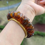 Cherry Amber Bracelet 100% Natural Stones Unisex Jewelry