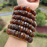 Cherry Amber Bracelet 100% Natural Stones Unisex Jewelry
