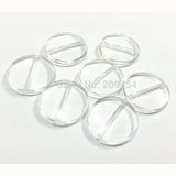 Acrylic Flat Coin Disc Beads for Kids Jewelry - Transparent/Solid - Shipment