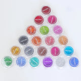 21pcs Holographic Laser Glitter Epoxy Resin Silicone Mold Filler Glitter Powder