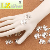 21pcs MIC Zinc Alloy Elephant Charms Pendants DIY Jewelry L1396