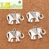 21pcs MIC Zinc Alloy Elephant Charms Pendants DIY Jewelry L1396