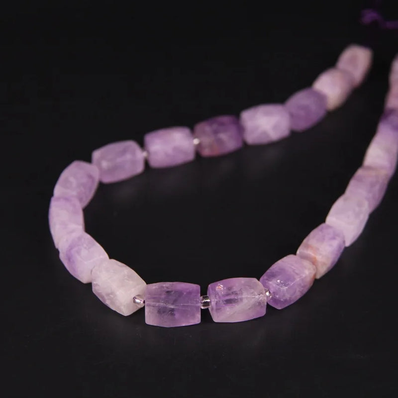 Amethysts Quartz Nugget Cube Pendant Beads