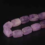 Amethysts Quartz Nugget Cube Pendant Beads