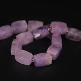 Amethysts Quartz Nugget Cube Pendant Beads