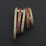 21x14mm CZ Zircon DIY Jewelry Bead Charm Pendant