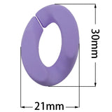 21x30mm ABS Acrylic UV Plating Bead Chain Link for Jewelry Making