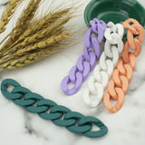 Acrylic Twisted Chains Link Buckle Chain Beads for DIY Jewelry Making
