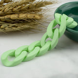 Acrylic Twisted Chains Link Buckle Chain Beads for DIY Jewelry Making