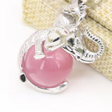 Opal Cat Eye Elephant Stone Pendant Jewelry Charms