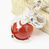 Opal Cat Eye Elephant Stone Pendant Jewelry Charms