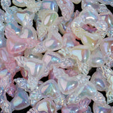 Heart Shape Wing Beads Charms for DIY Jewelry Making