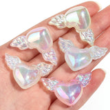 Heart Shape Wing Beads Charms for DIY Jewelry Making