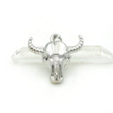 Ox-head Charm 22x22x5mm for Necklaces Jewelry