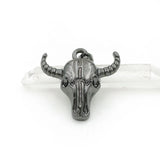Ox-head Charm 22x22x5mm for Necklaces Jewelry