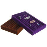 Jewelry Rings Display Show Organizer Tray Box