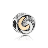 925 Sterling Silver Charm Bracelet DIY Stone for Women Chinese Charms