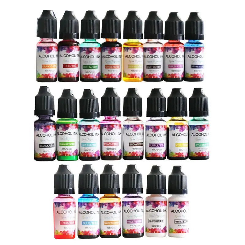 Epoxy Pigment Liquid Colorant Dye Ink for UV Resin DIY Crafts Jewelry